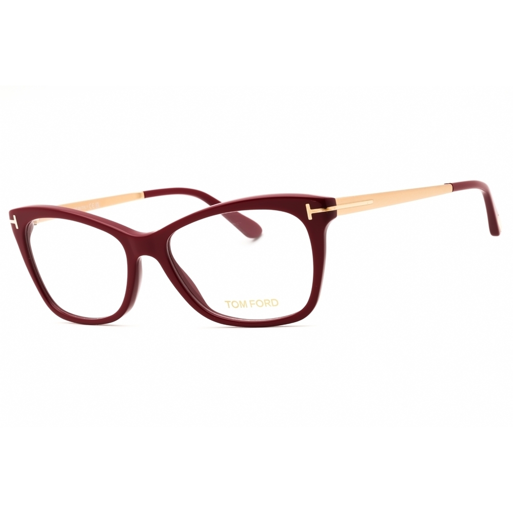 Tom Ford FT5353 Eyeglasses Bordeaux Acetate Cat-Eye